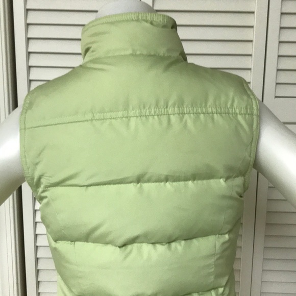 Ann Taylor LOFT lime green puffer vest - Picture 5 of 5